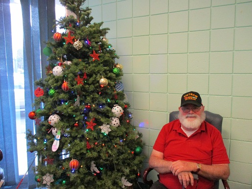 Geoff and the BSS Christmas tree